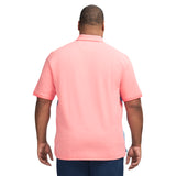 BIG & TALL ADVANTAGE PERFORMANCE SHORT SLEEVE STRIPE POLO - DUBARRY