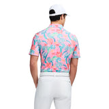 GOLF SWINGFLEX ELITE PRINTED POLO - PRISM PINK