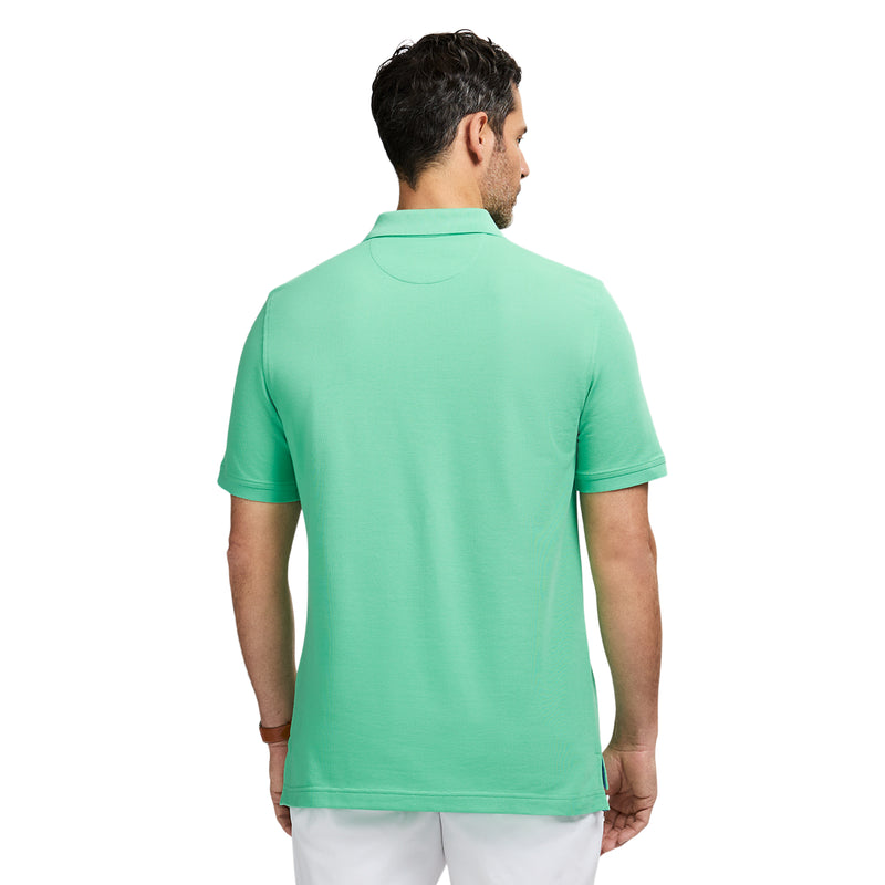 ADVANTAGE PERFORMANCE SHORT SLEEVE POLO - JADE CREAM
