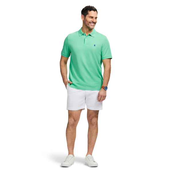 ADVANTAGE PERFORMANCE SHORT SLEEVE POLO - JADE CREAM