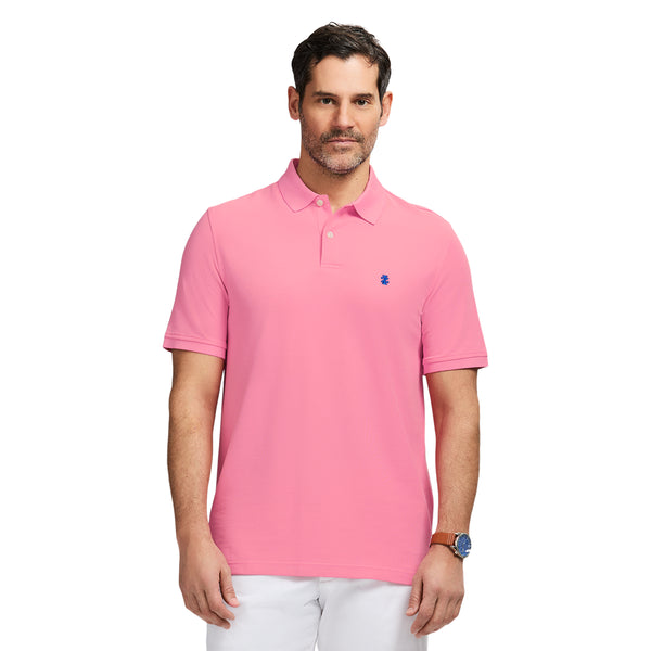 ADVANTAGE PERFORMANCE SHORT SLEEVE POLO - PINK CARNATION