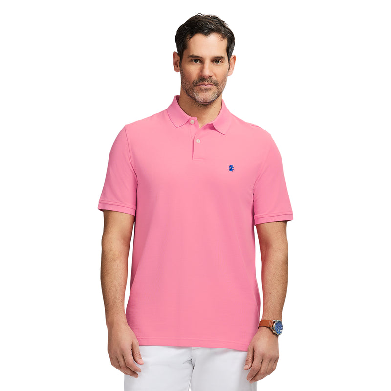 ADVANTAGE PERFORMANCE SHORT SLEEVE POLO - PINK CARNATION
