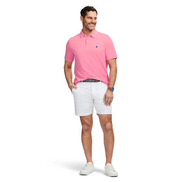 ADVANTAGE PERFORMANCE SHORT SLEEVE POLO - PINK CARNATION