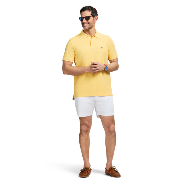 ADVANTAGE PERFORMANCE SHORT SLEEVE POLO - BANANA CREAM