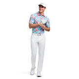 GOLF SWINGFLEX ELITE PRINTED POLO - DUBARRY