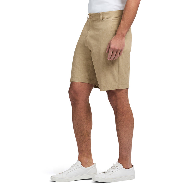 SALTWATER HYBRID BEACH PERFORMANCE SHORT - CEDARWOOD KHAKI