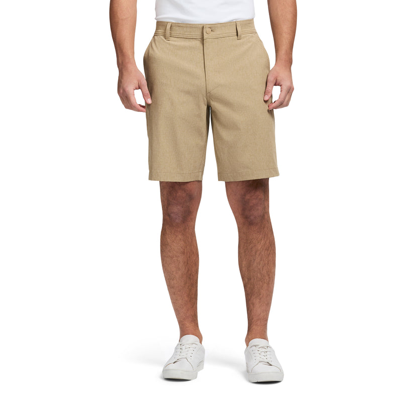 SALTWATER HYBRID BEACH PERFORMANCE SHORT - CEDARWOOD KHAKI