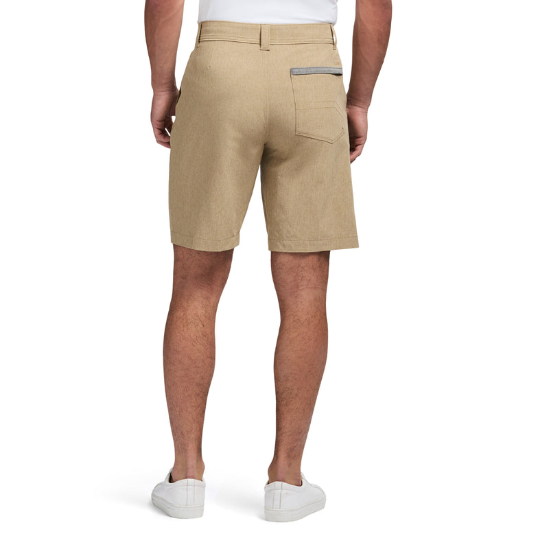 SALTWATER HYBRID BEACH PERFORMANCE SHORT - CEDARWOOD KHAKI