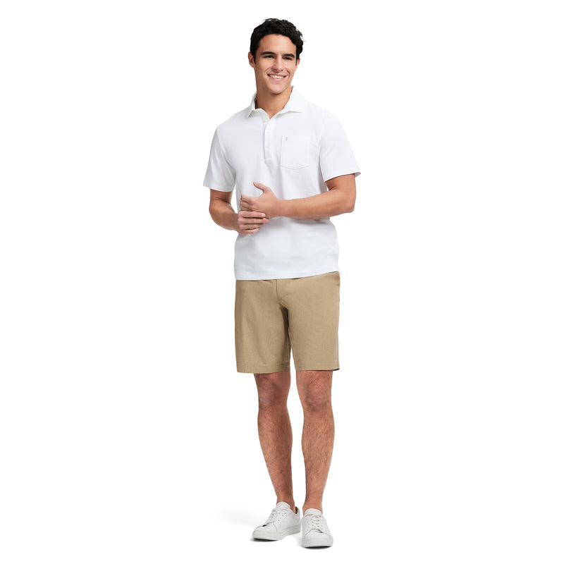 SALTWATER HYBRID BEACH PERFORMANCE SHORT - CEDARWOOD KHAKI