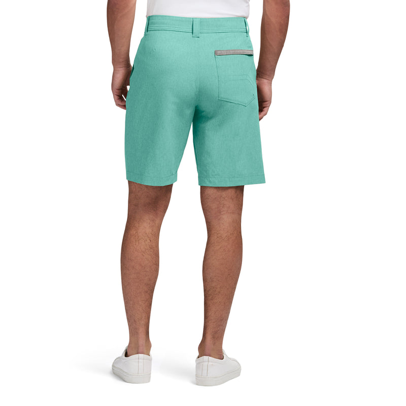 SALTWATER HYBRID BEACH PERFORMANCE SHORT - BERYL GREEN