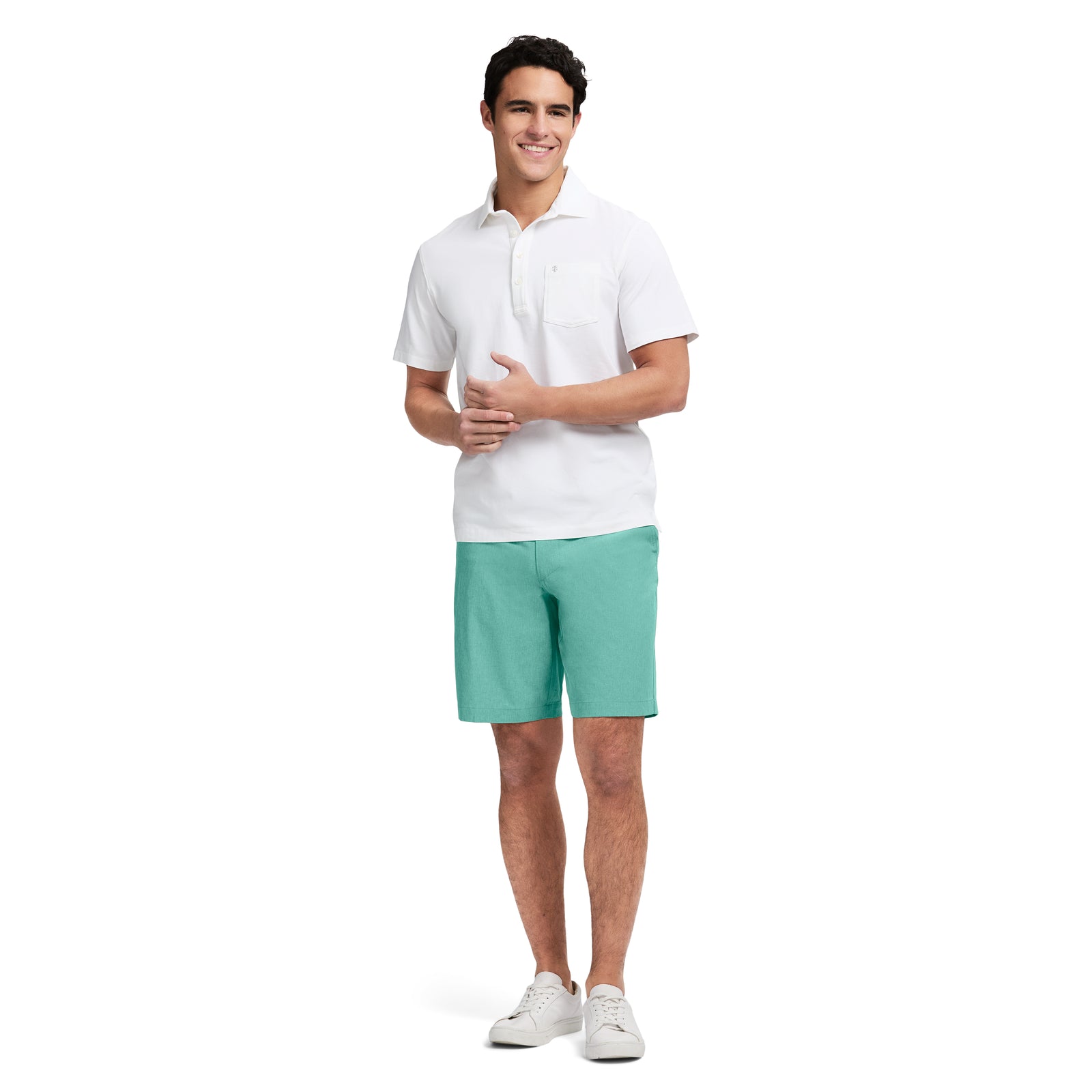 Saltwater Hybrid Beach Performance Short - Beryl Green – IZOD