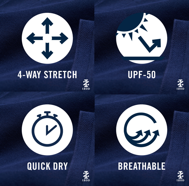 SALTWATER HYBRID BEACH PERFORMANCE SHORT - TRUE BLUE
