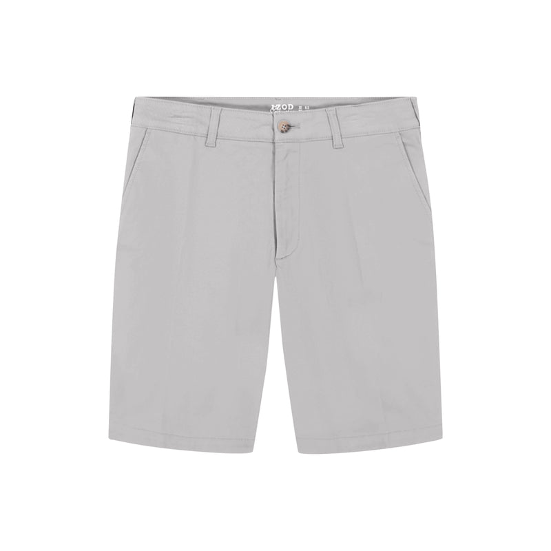 SALTWATER 9.5" FLAT FRONT CHINO SHORT - CINDER BLOCK