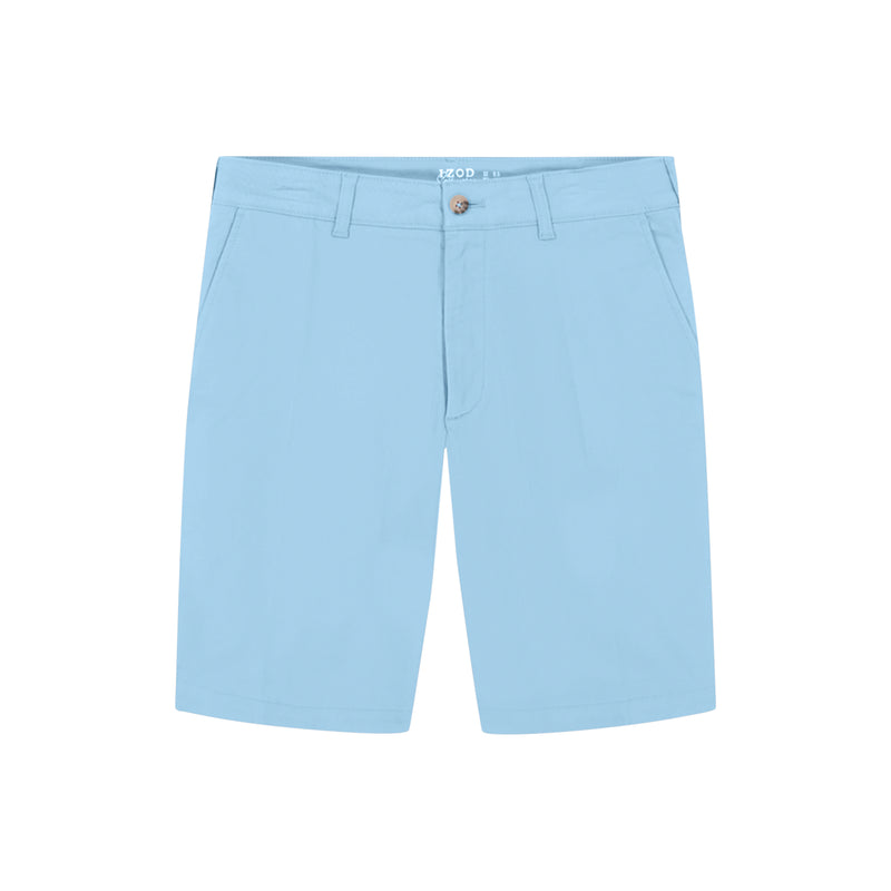 SALTWATER 9.5" FLAT FRONT CHINO SHORT - PLACID BLUE