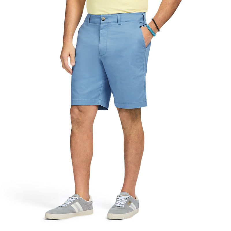 SALTWATER 9.5" FLAT FRONT CHINO SHORT - RIVIERA