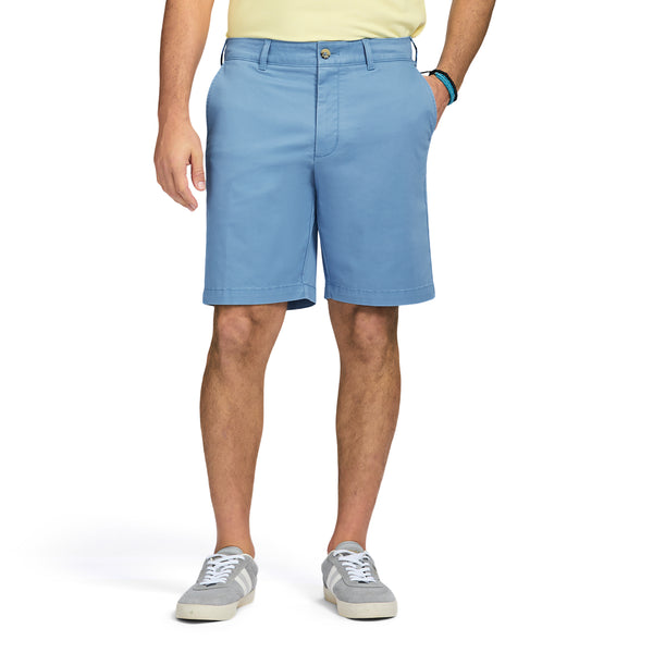 SALTWATER 9.5" FLAT FRONT CHINO SHORT - RIVIERA