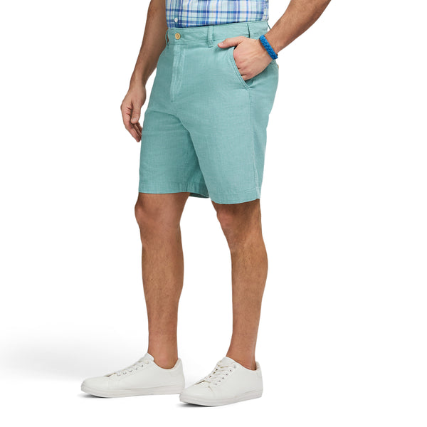 CHAMBRAY 9.5” SHORT - BERYL GREEN