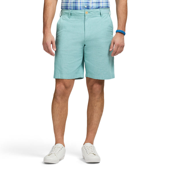 CHAMBRAY 9.5” SHORT - BERYL GREEN