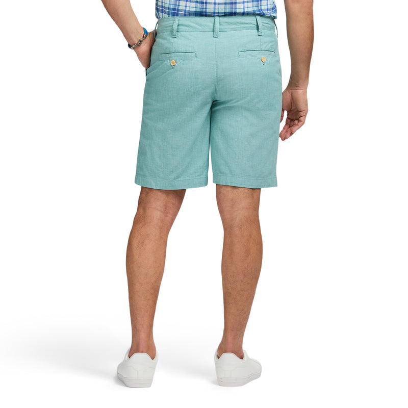 CHAMBRAY 9.5” SHORT - BERYL GREEN