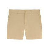 SALTWATER 7" FLAT FRONT CHINO SHORT - PALE KHAKI