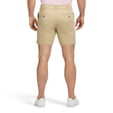 SALTWATER 7" FLAT FRONT CHINO SHORT - PALE KHAKI