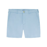 SALTWATER 7" FLAT FRONT CHINO SHORT - PLACID BLUE
