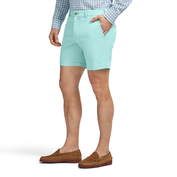 SALTWATER 7" FLAT FRONT CHINO SHORT - LIMPET SHELL