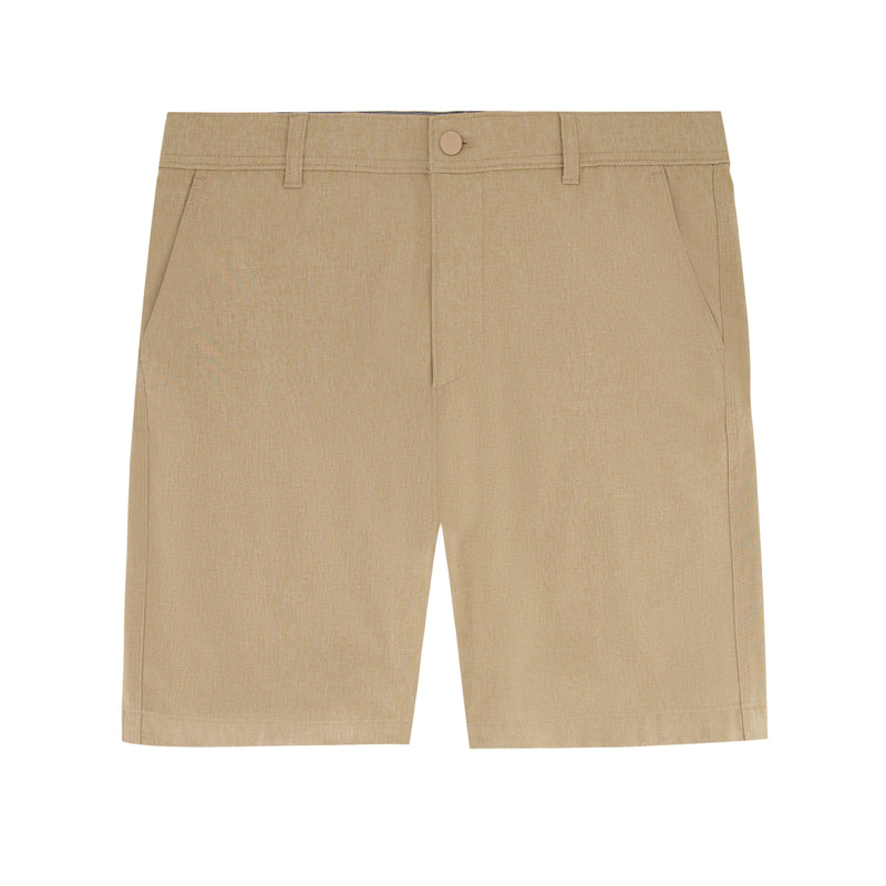 SALTWATER HYBRID BEACH PERFORMANCE SHORT - CEDARWOOD KHAKI