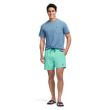 SALTWATER BEACH PERFORMANCE SWIM TRUNK - POOL BLUE
