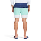 SALTWATER BEACH PERFORMANCE SWIM TRUNK - BEACH GLASS