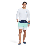 SALTWATER BEACH PERFORMANCE SWIM TRUNK - BEACH GLASS
