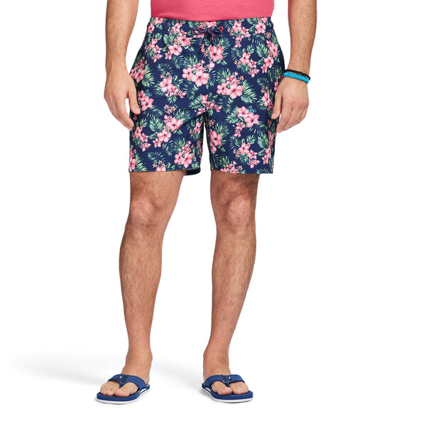 SALTWATER BEACH PERFORMANCE SWIM TRUNK - MEDIEVAL BLUE