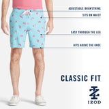 SALTWATER BEACH PERFORMANCE SWIM TRUNK - BIRDS EGG GREEN