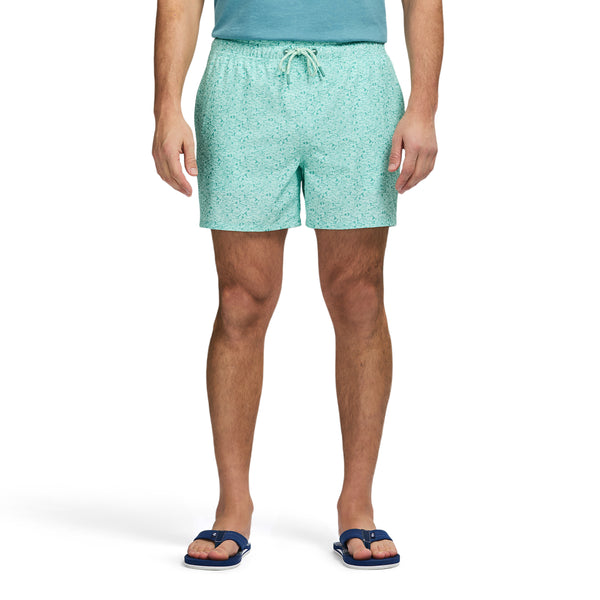 SALTWATER BEACH PERFORMANCE SWIM TRUNK - BIRDS EGG GREEN