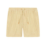 SALTWATER BEACH PERFORMANCE SWIM TRUNK - LEMON MERINGUE