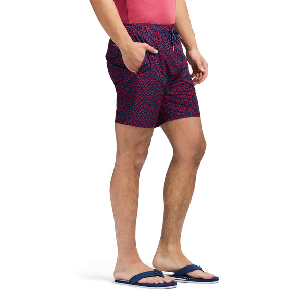 SALTWATER BEACH PERFORMANCE SWIM TRUNK - MEDIEVAL BLUE
