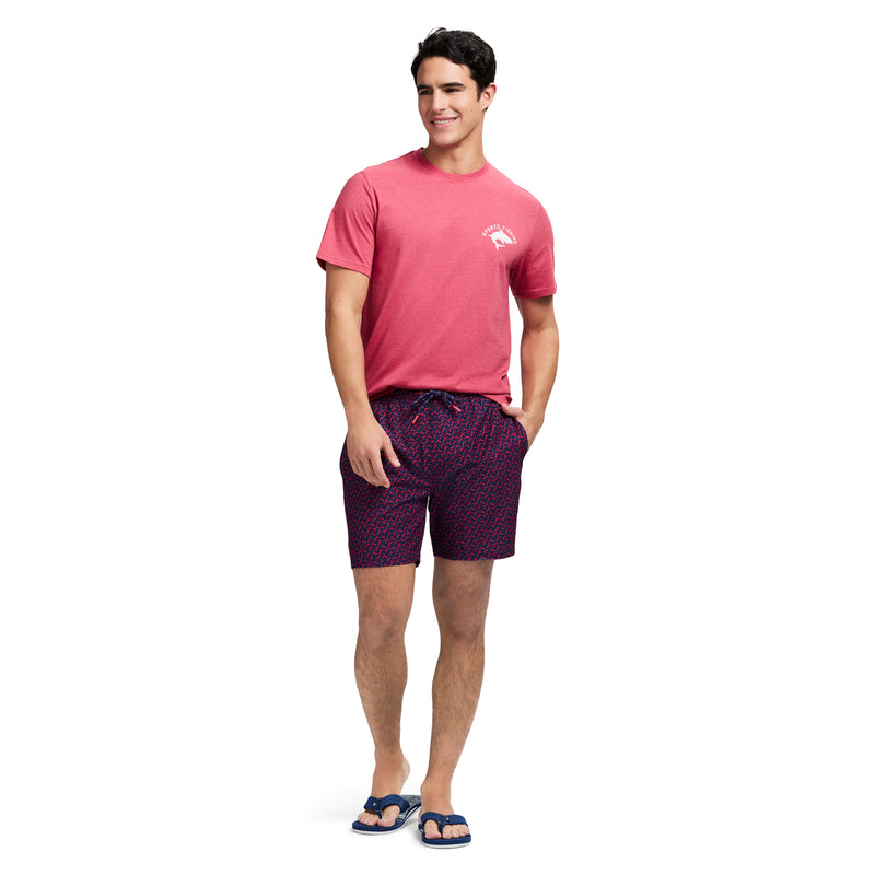 SALTWATER BEACH PERFORMANCE SWIM TRUNK - MEDIEVAL BLUE