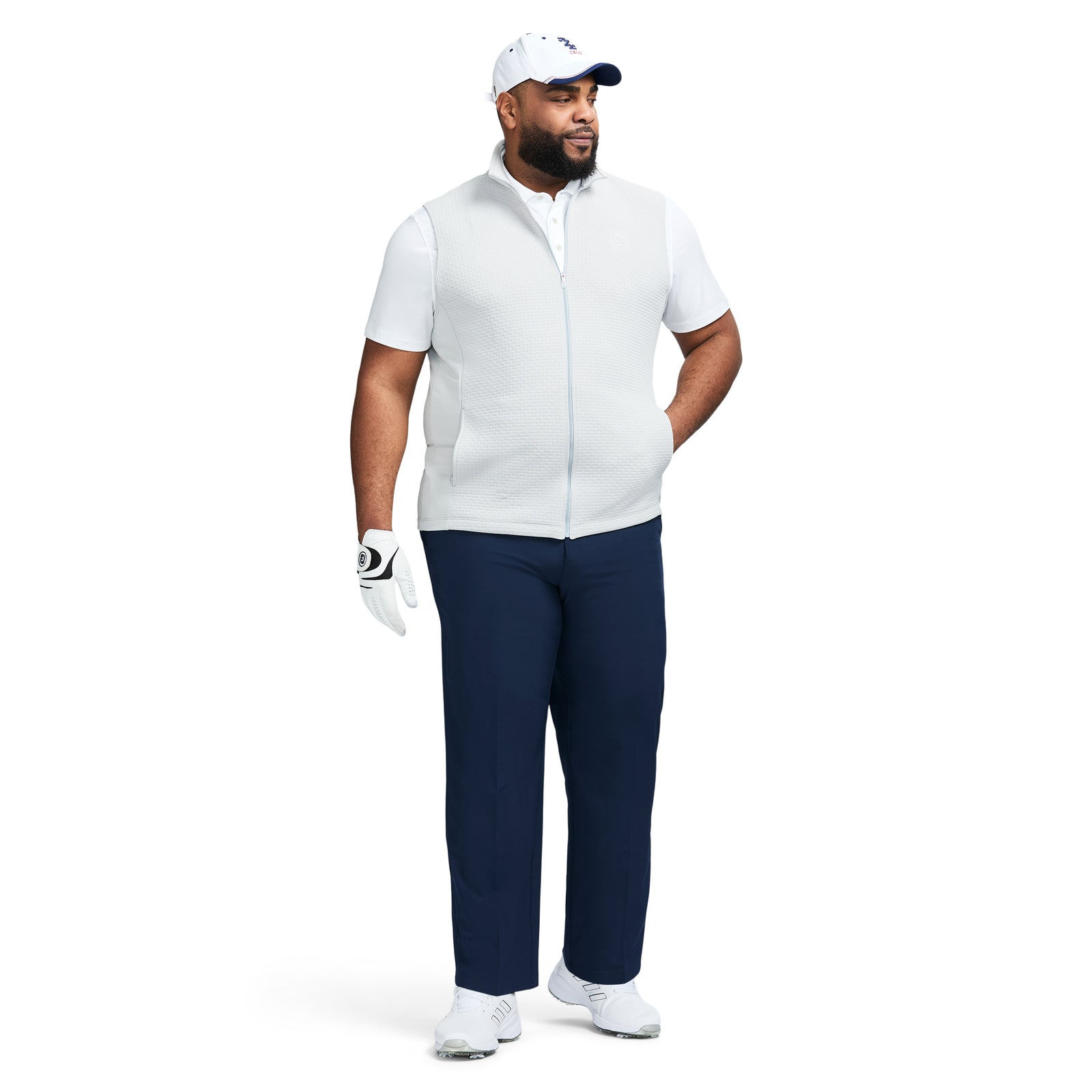 Big & Tall Golf Hydrashield Vest - Harbor Mist – IZOD