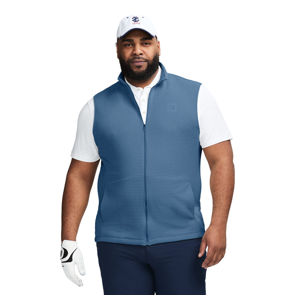 BIG AND TALL HYDRASHIELD VEST - MOONLIGHT BLUE – IZOD