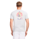 SALTWATER S/S GRAPHIC TEE - LT GREY HTR