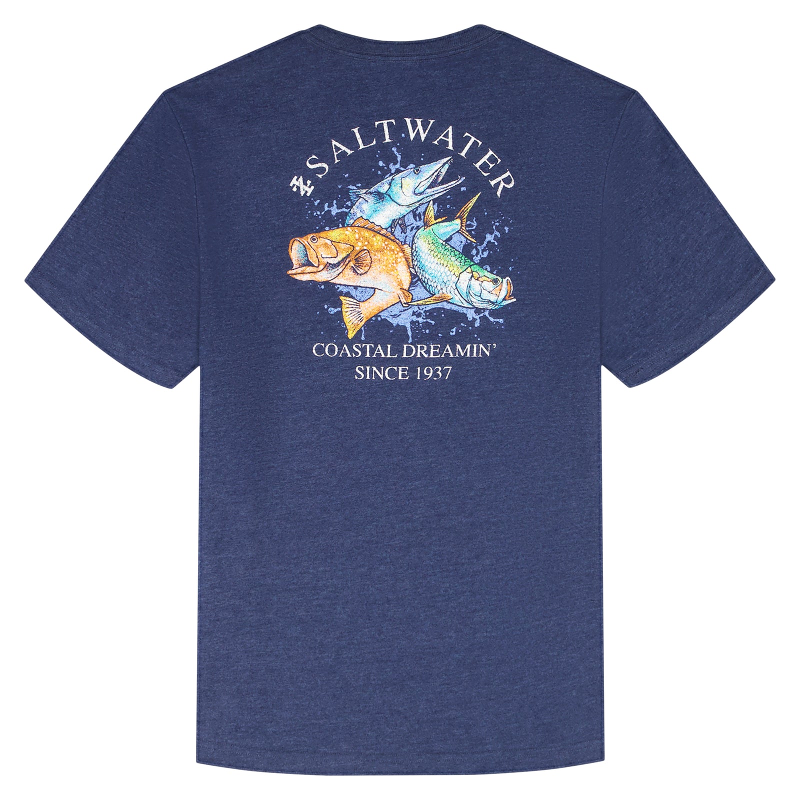 SALTWATER S/S GRAPHIC TEE - CLUB BLUE – IZOD