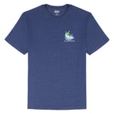 SALTWATER S/S GRAPHIC TEE - CLUB BLUE