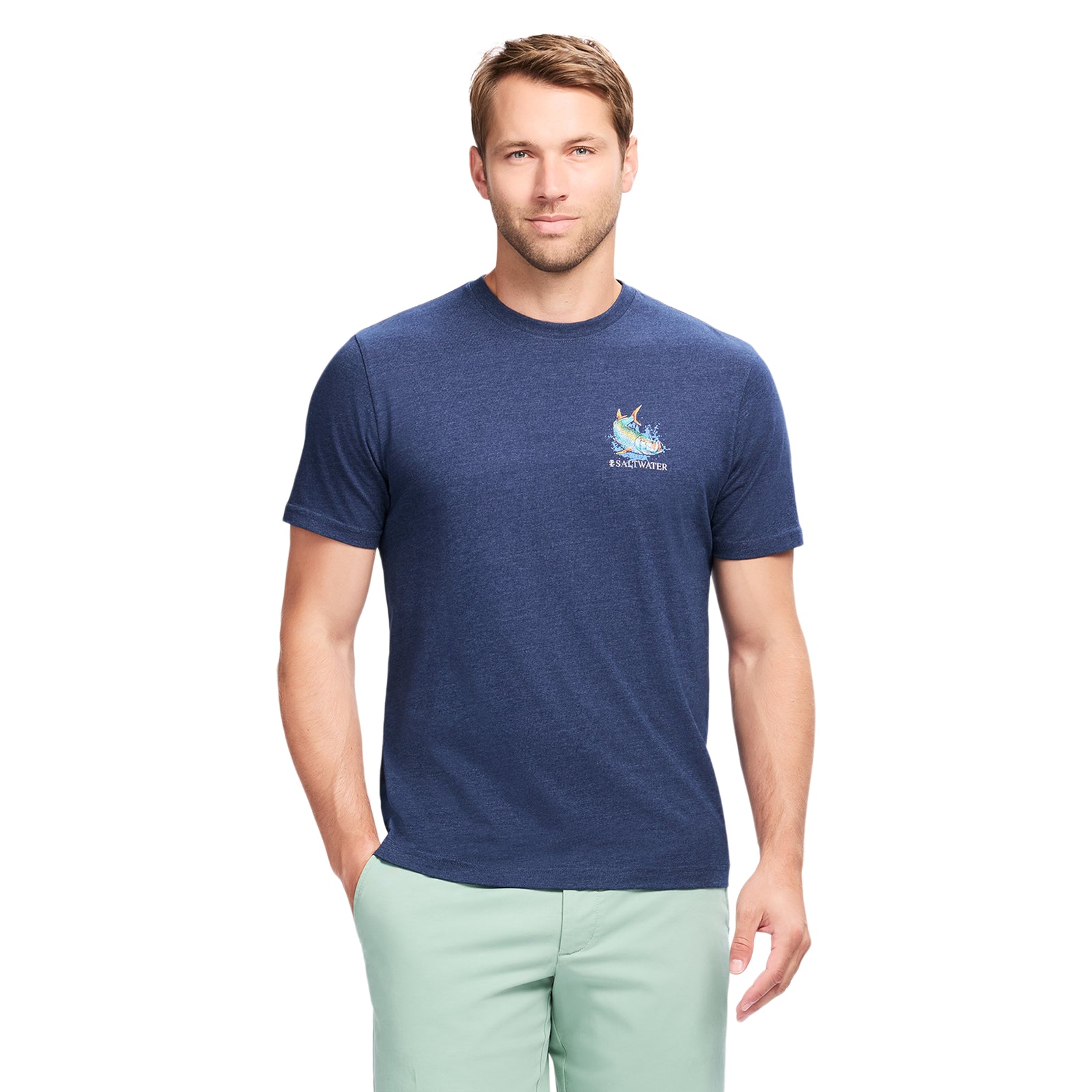 Saltwater S/S Graphic Tee - Club Blue – IZOD