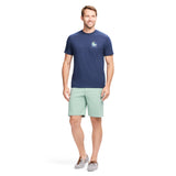 SALTWATER S/S GRAPHIC TEE - CLUB BLUE