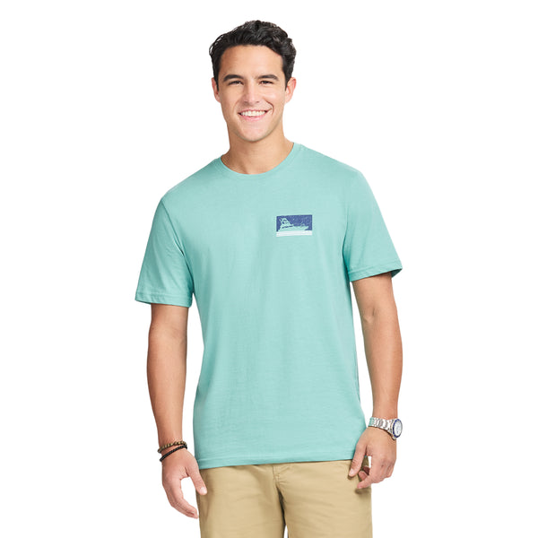 SALTWATER S/S GRAPHIC TEE - AGATE GREEN – IZOD