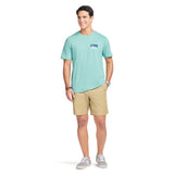 SALTWATER S/S GRAPHIC TEE - AGATE GREEN