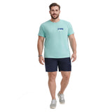 BIG & TALL SALTWATER S/S GRAPHIC TEE - AGATE GREEN