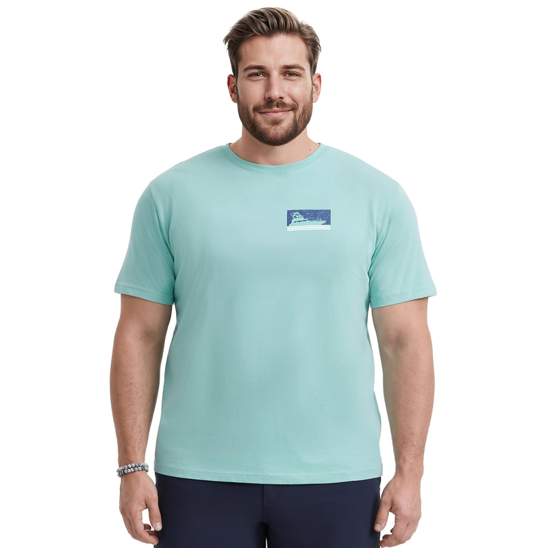 Big & Tall Saltwater S/S Graphic Tee - Agate Green – IZOD