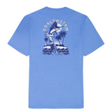 BIG & TALL SALTWATER S/S GRAPHIC TEE - BLUE REVIVAL