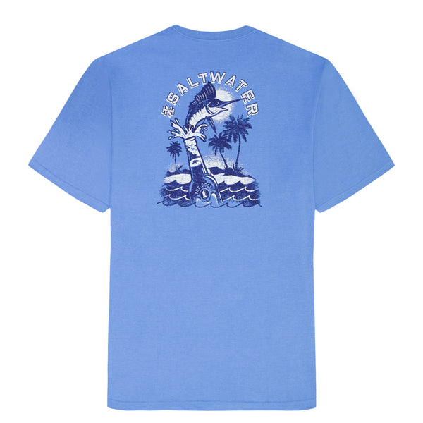 Big & Tall Saltwater S/S Graphic Tee - Blue Revival – IZOD